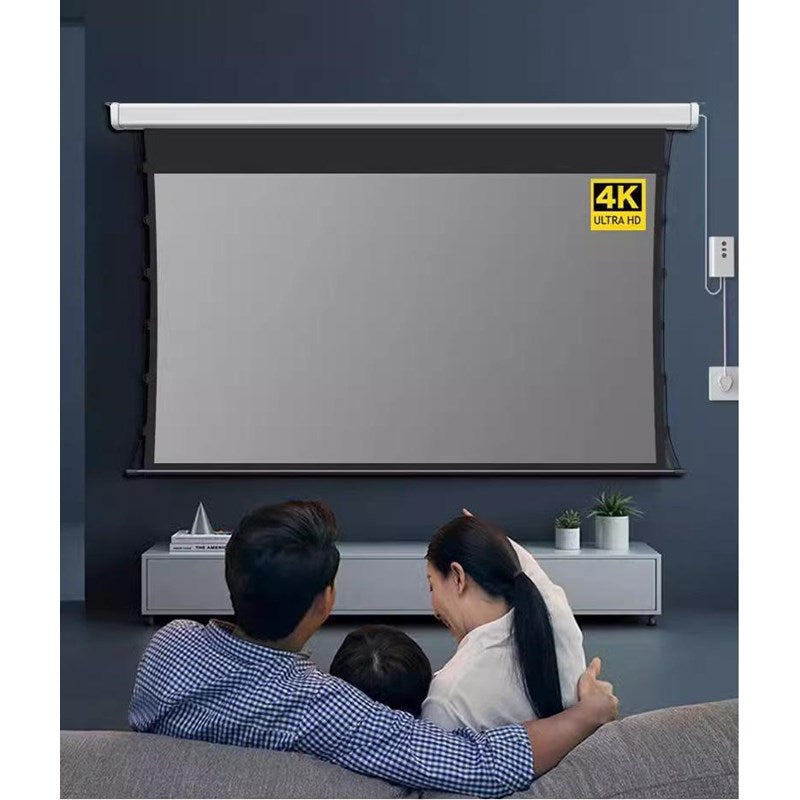 SMQ ALR Electric Tab Tension Projector Screen with RF and Remote 100 SMQ ALR Electric Tab Tension Projector Screen with RF and Remote 100